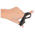 You2Toys - Anillo de látex para pene y testículos - negro