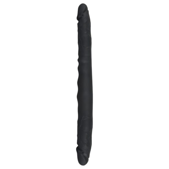 Bad Kitty - dildo doble de silicona (negro)