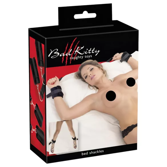 Bad Kitty - set de ataduras para cama - peluche - 5 piezas