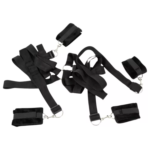 Bad Kitty - set de ataduras para cama - peluche - 5 piezas