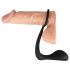 Velvet Negro - plug anal con anillo (negro)