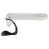 Black Velvet - plug anal con anillo peneano (negro)