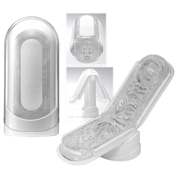 TENGA Flip Zero - súper-masturbador (blanco)