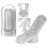 TENGA Flip Zero - masturbador masculino premium - silicona blanca