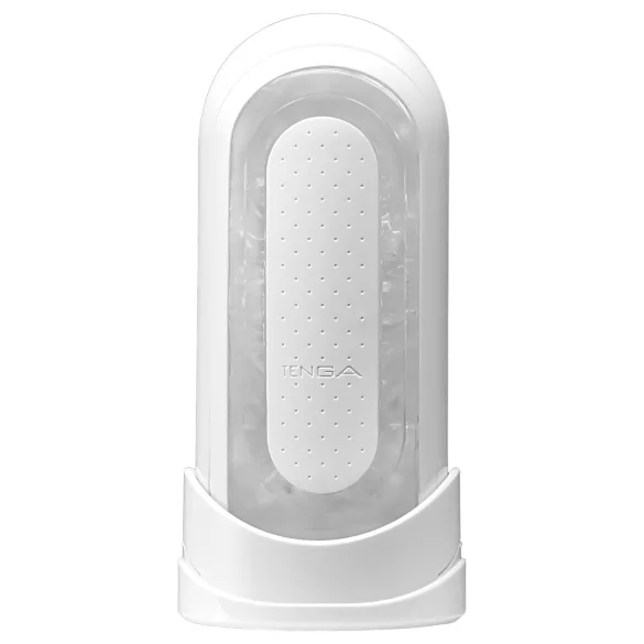 TENGA Flip Zero - masturbador masculino premium - silicona blanca
