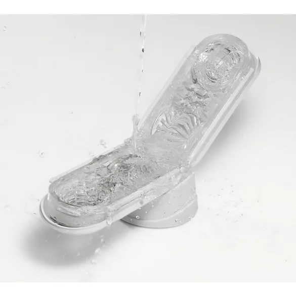 TENGA Flip Zero - masturbador masculino premium - silicona blanca