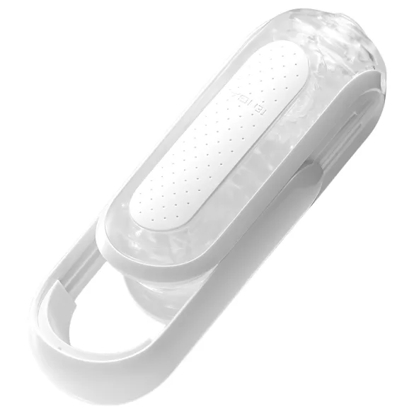 TENGA Flip Zero - masturbador masculino premium - silicona blanca