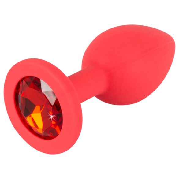 Colorful JOY - plug anal pequeño de silicona (rojo)