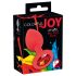 Colorful JOY - plug anal pequeño de silicona (rojo)