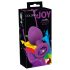 Colorful JOY - tapón anal de silicona mediano (lila)
