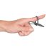 Plug uretral - Anillo de silicona para el glande (gris)