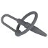 Plug uretral - Anillo de silicona para el glande (gris)