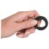 Black Velvet - Anillo grueso (2,6cm) - negro