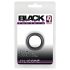 Black Velvet - Anillo grueso (2,6cm) - negro
