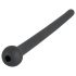 Dilator Piss Play - dilatador uretral hueco de silicona (negro)