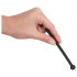 Dilator Piss Play - dilatador uretral hueco de silicona (negro)