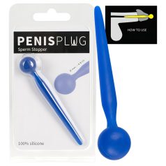 Dilator Sperm Stopper - dilatador de silicona con esfera (azul)   Dilator Sperm Stopper - dilatador de silicona con esfera (azul)