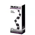 Black Velvets - dildo anal con 6 perlas (negro)