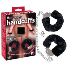 You2Toys - Esposas peluche con cadena larga - negro