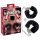 You2Toys - Esposas peluche con cadena larga - negro