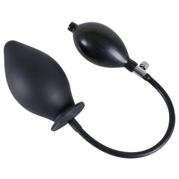 You2Toys - Plug anal inflable - silicona negra