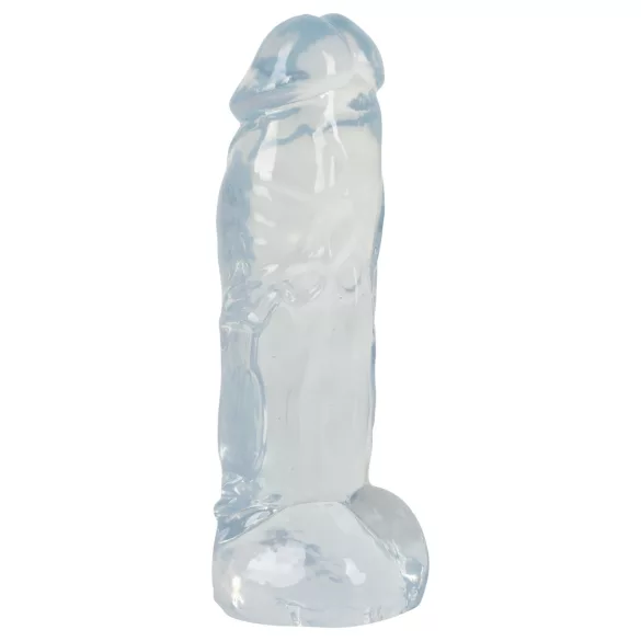 Crystal Clear Big Dong - dildo gigante de gel (21,5 cm)
