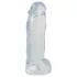 Crystal Clear Big Dong - dildo gigante de gel (21,5 cm)