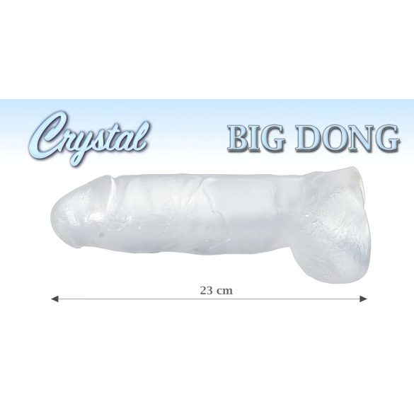 Kristálytiszta - Dildo grande - Transparente