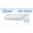 Crystal Clear Big Dong - dildo gigante de gel (21,5 cm)