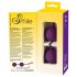 Bolas SMILE XXL - bolas de geisha gigantes (morado)