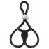 You2Toys - Triple Anillo Ajustable para Pene y Testículos (negro)