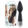 You2Toys - Ducha anal - punta cónica - silicona negra