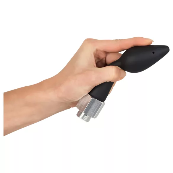 You2Toys - Ducha anal - punta cónica - silicona negra