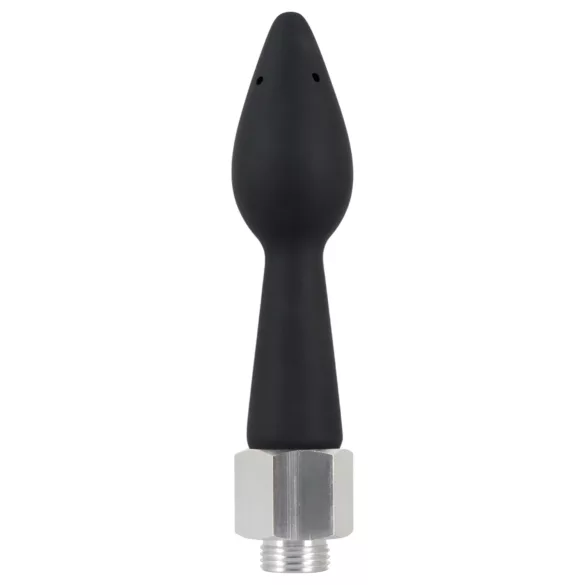 You2Toys - Ducha anal - punta cónica - silicona negra