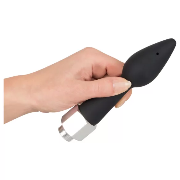 You2Toys - Ducha anal - punta cónica - silicona negra