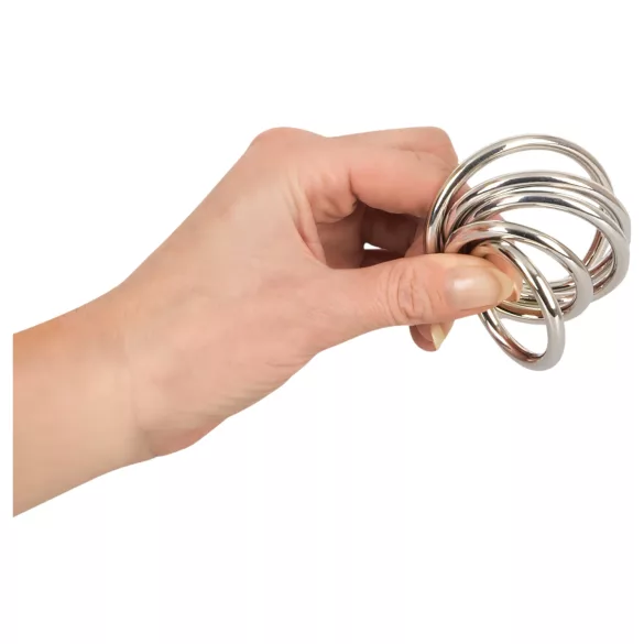 Bad Kitty - set de anillos para pene de metal - 5 piezas