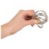 Bad Kitty - set de anillos metálicos para pene (5 piezas)
