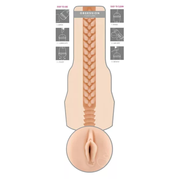 Fleshlight - masturbador masculino tipo vagina - Jenna Haze Obsession