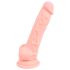 Medical - dildo de silicona médica (18cm) - natural