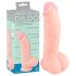 Medical - dildo de silicona médica (20cm) - natural