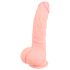 Medical - dildo de silicona médica (20cm) - natural