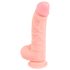 Medical - dildo de silicona médica (20cm) - natural