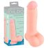 Médico - Dildo de silicona médica recto (20cm) - natural