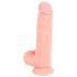 Médico - Dildo de silicona médica recto (20cm) - natural