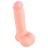 Médico - Dildo de silicona médica recto (20cm) - natural
