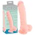 Medical - dildo de silicona médica (24cm) - natural
