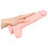 Medical - dildo de silicona médica (24cm) - natural