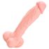 Dildo de silicona médica natural 24cm