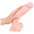 Medical - dildo de silicona médica (24cm) - natural