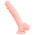Medical - dildo de silicona médica (24cm) - natural